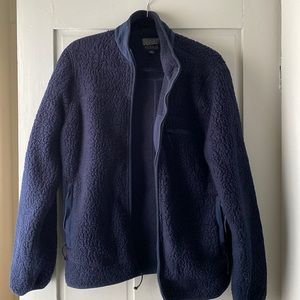 Men’s J.Crew Nordic Sherpa full zip sweater